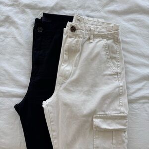 Stradivarius Cargo Pants Set of 2🖤🤍